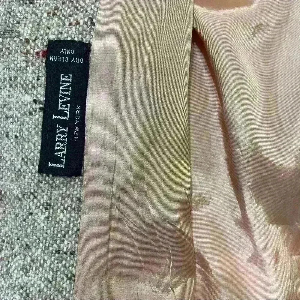Vintage Larry Levine Classic Jacket Blazer Size S two buttons and two pockets - Picture 6 of 9